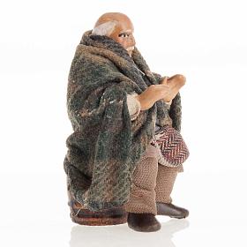 Neapolitan Nativity figurine, Old man 8cm