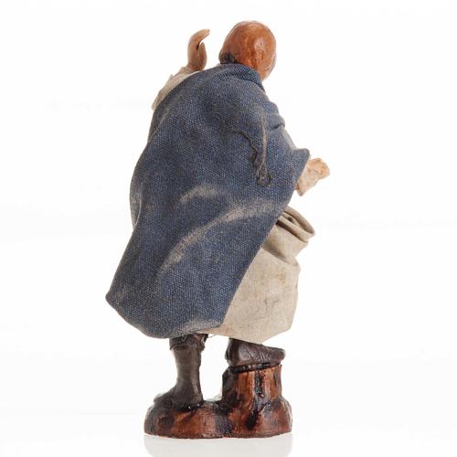 Santon crèche Napolitaine 8 cm homme qui regarde 3