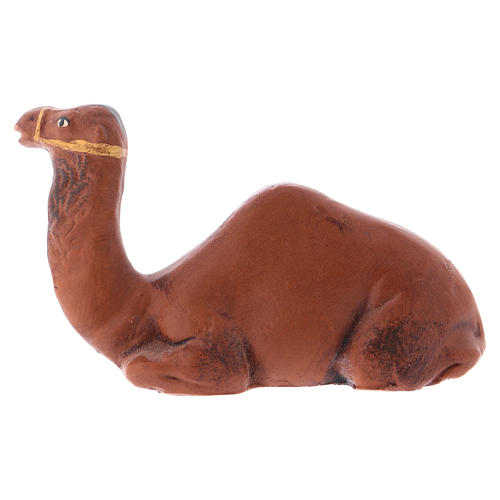 Neapolitan Nativity figurine, camel 8cm 2