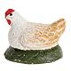 Gallina accosciata 12 cm presepe napoletano s2