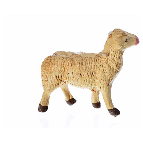 Mała stojąca owieczka 8 cm szopka z Neapolu 2