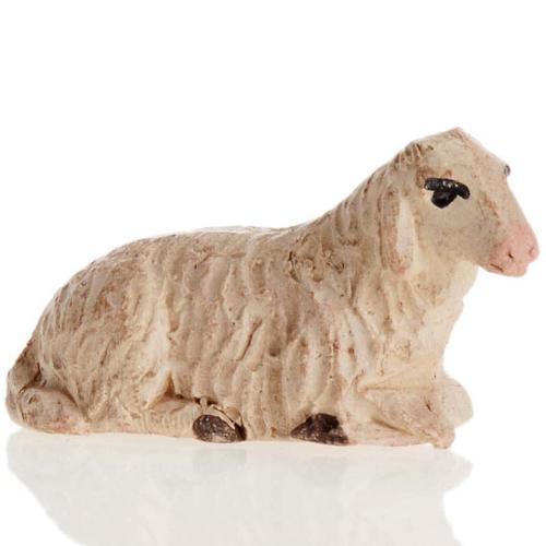 Neapolitan Nativity figurine, Laying sheep 8cm 1