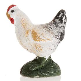 Neapolitan Nativity figurine, Standing chicken 8cm