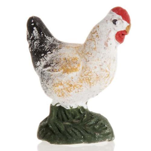 Neapolitan Nativity figurine, Standing chicken 8cm 2