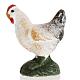 Neapolitan Nativity figurine, Standing chicken 8cm s1