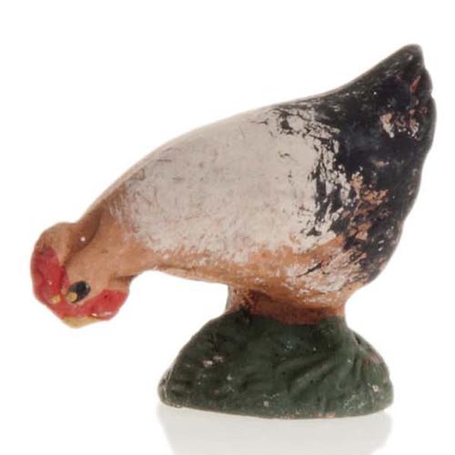 Neapolitan Nativity figurine, Chicken 8cm 2
