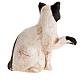 Neapolitan Nativity figurine, Black and white cat 14cm s2