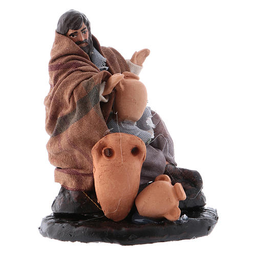 Neapolitan Nativity figurine, Jug repairman 8cm 2