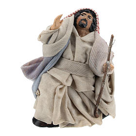 Arabo meravigliato 8 cm presepe napoletano