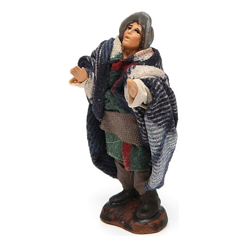 Neapolitan Nativity figurine, Singing man 8cm 2
