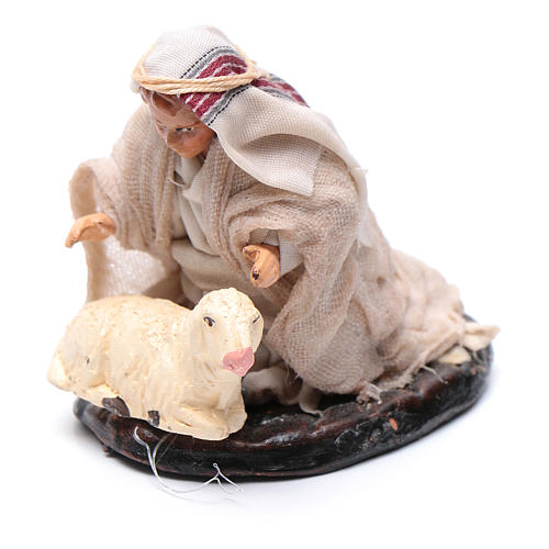 Neapolitan Nativity figurine, Sheep shearer 8cm 2