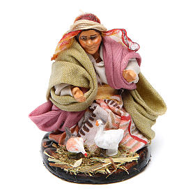 Neapolitan Nativity figurine, Female peasant 8cm