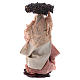 Neapolitan Nativity figurine, Woman with grape basket 8cm s5