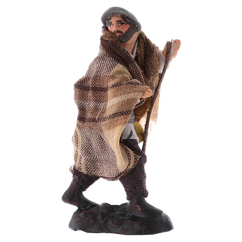 Neapolitan Nativity figurine, Man with cane 8cm 2