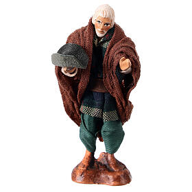 Neapolitan Nativity figurine, Old beggar 8cm