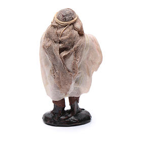 Neapolitan Nativity figurine, Old beggar 8cm