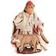 Neapolitan Nativity figurine, Child with dog 8cm s1