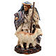 Neapolitan Nativity figurine, Man with goat 8cm s1