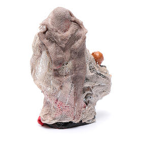 Neapolitan Nativity Scene: Neapolitan Nativity figurine, Woman with child 8cm