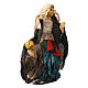 Neapolitan Nativity figurine, Woman with child 8cm s3