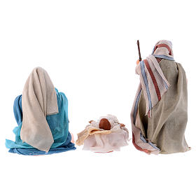 Neapolitan Nativity set, Holy family 8cm