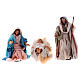 Neapolitan Nativity set, Holy family 8cm s1