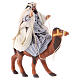 Neapolitan Nativity figurine, Arabian on camel 8cm s1