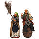 Nativity scene figurines, drunk man and woman with broom 14cm s2