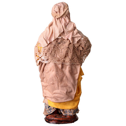 Neapolitan Nativity figurine, woman with egg basket, 30 cm 5