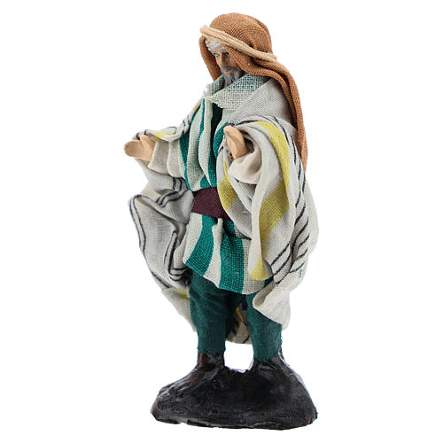 Neapolitan Nativity figurine, Arabian seller, 8 cm 2