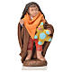 Neapolitan Nativity figurine, young boy with teddy bear, 10 cm s1