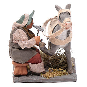 Neapolitan Nativity figurine, horseshoer, 10 cm