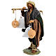 Neapolitan Nativity figurine, man with cloth bags, 24 cm s2