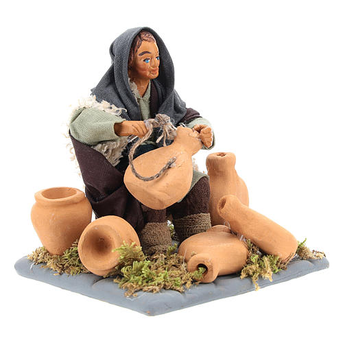 Holyart 5 Anfore In Terracotta Per Presepe, Altezza 3cm, Set Assortito - 2