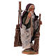 Neapolitan Nativity figurine, man with brooms, 10 cm s2