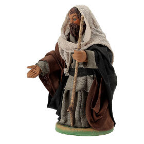 Neapolitan Nativity figurine, Saint Joseph, 10 cm