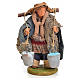 Neapolitan Nativity figurine, old woman carrying water , 10 cm s1