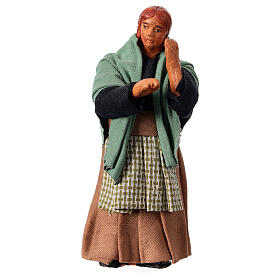 Mujer al balcón 10cm pesebre Nápoles