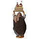 Neapolitan Nativity figurine, man carrying flasks, 10 cm s4