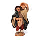 Neapolitan Nativity figurine, man carrying amphora, 10 cm s1