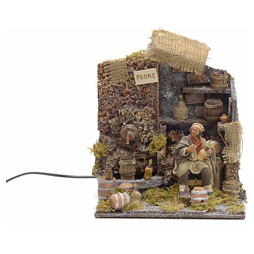 Animated Nativity scene figurine, cooper, 12 cm 1