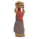 Neapolitan Nativity figurine, woman with orange basket on head, s3