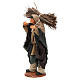 Neapolitan Nativity figurine, man with wood bundle, 14 cm s3