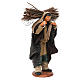 Neapolitan Nativity figurine, man with wood bundle, 14 cm s4