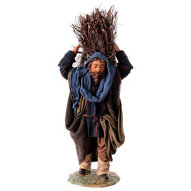 Leñador manos torcidas 24 cm pesebre napolitano