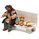 Neapolitan Nativity figurine, beggar, 10 cm s2