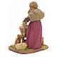 Neapolitan Nativity figurine, woman washing baby, 24 cm s3