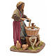 Neapolitan Nativity figurine, woman washing baby, 24 cm s4