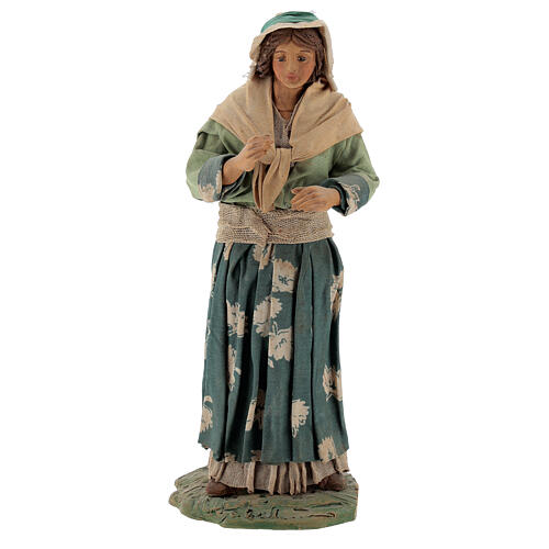 Coppia abbracciata 24 cm presepe napoletano 2