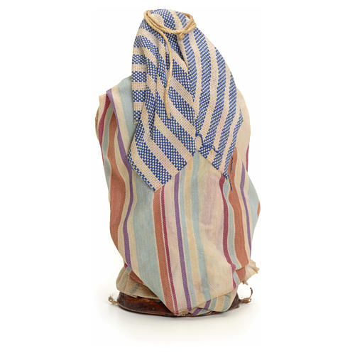 Neapolitan Nativity figurine, cloth seller, 8 cm 3